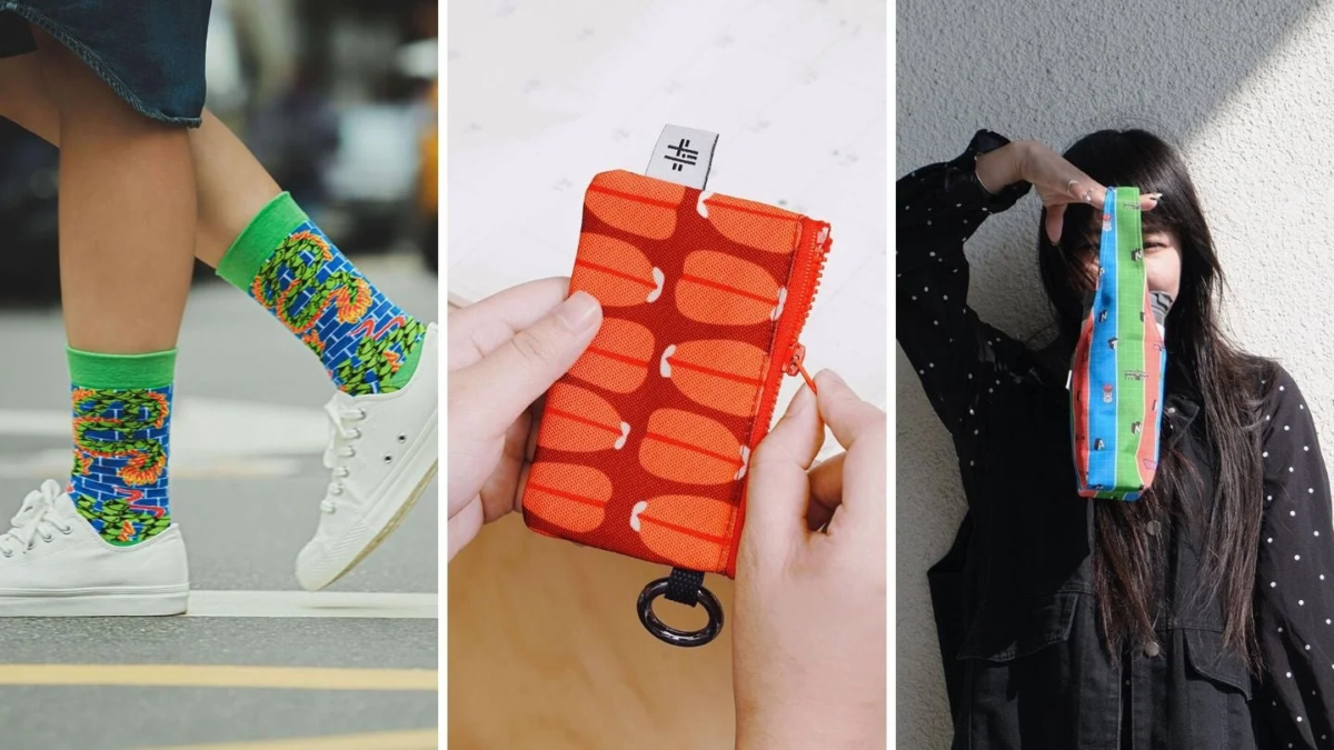 錦源興の靴下とバッグ