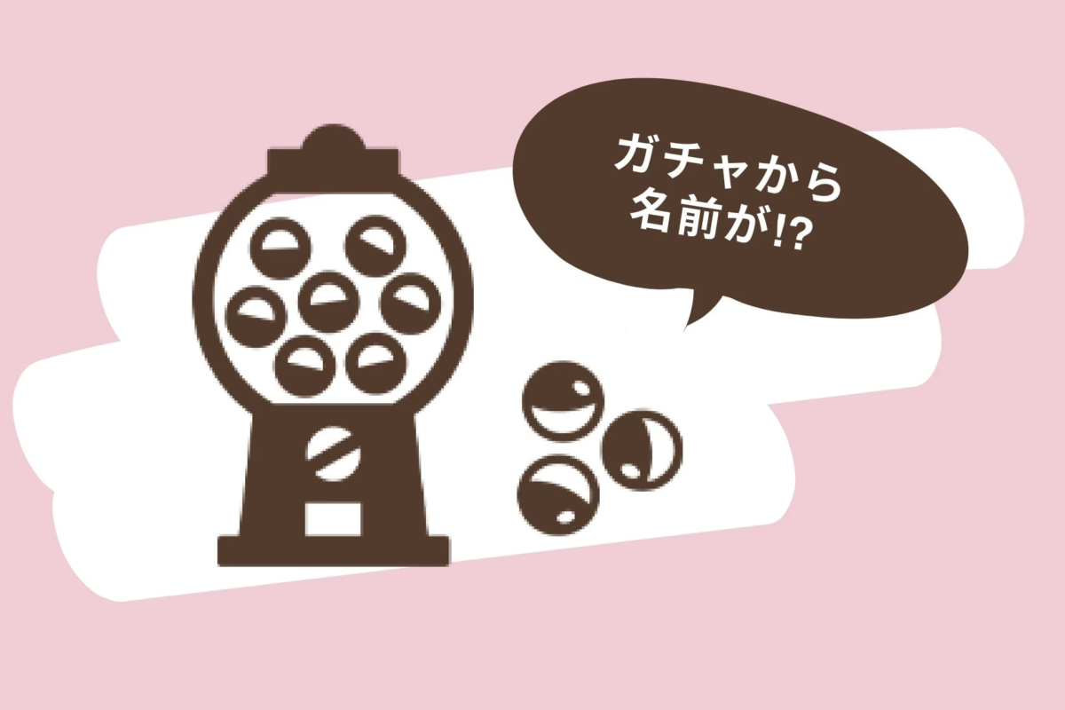 ガチャガチャ名前探し
